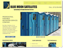 Tablet Screenshot of bluemoonsatellites.com